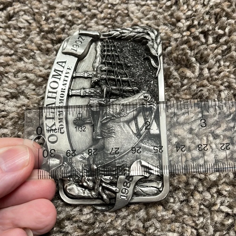 Oklahoma Commemorative limited edition Belt Buckle